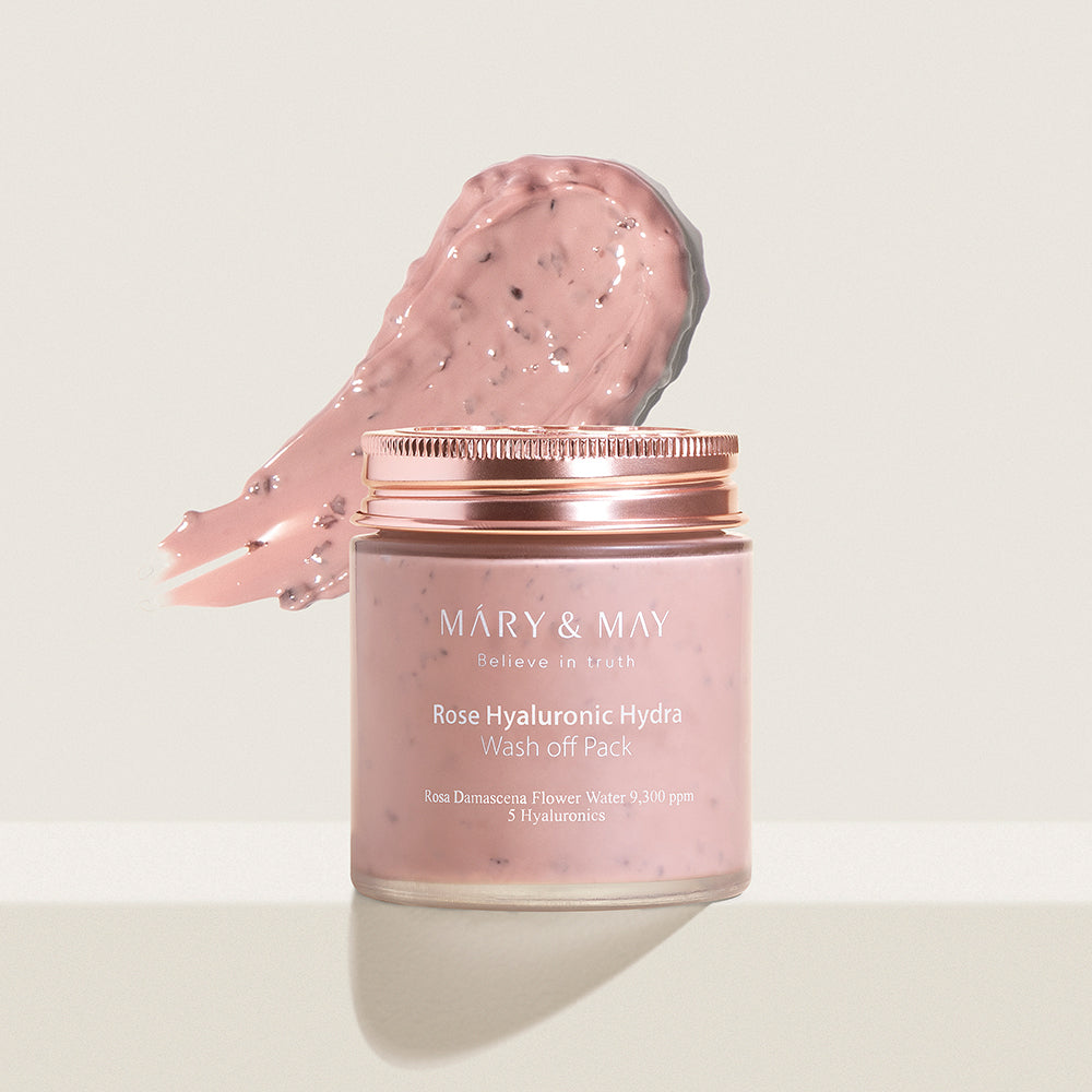 Mary&May Rose Hyaluronic Hydra Masque lavable 125g