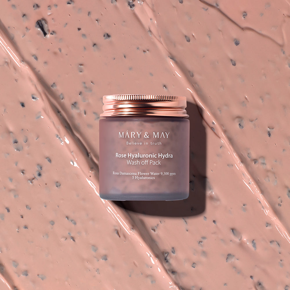 Mary&May Rose Hyaluronic Hydra Masque lavable 125g