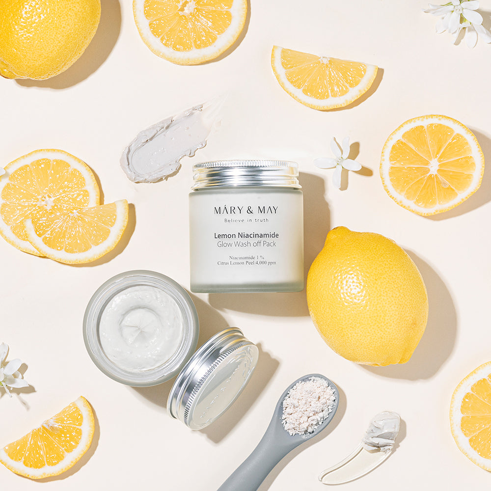 Mary&May Masque exfoliant éclaircissant au citron et à la niacinamide 125 g