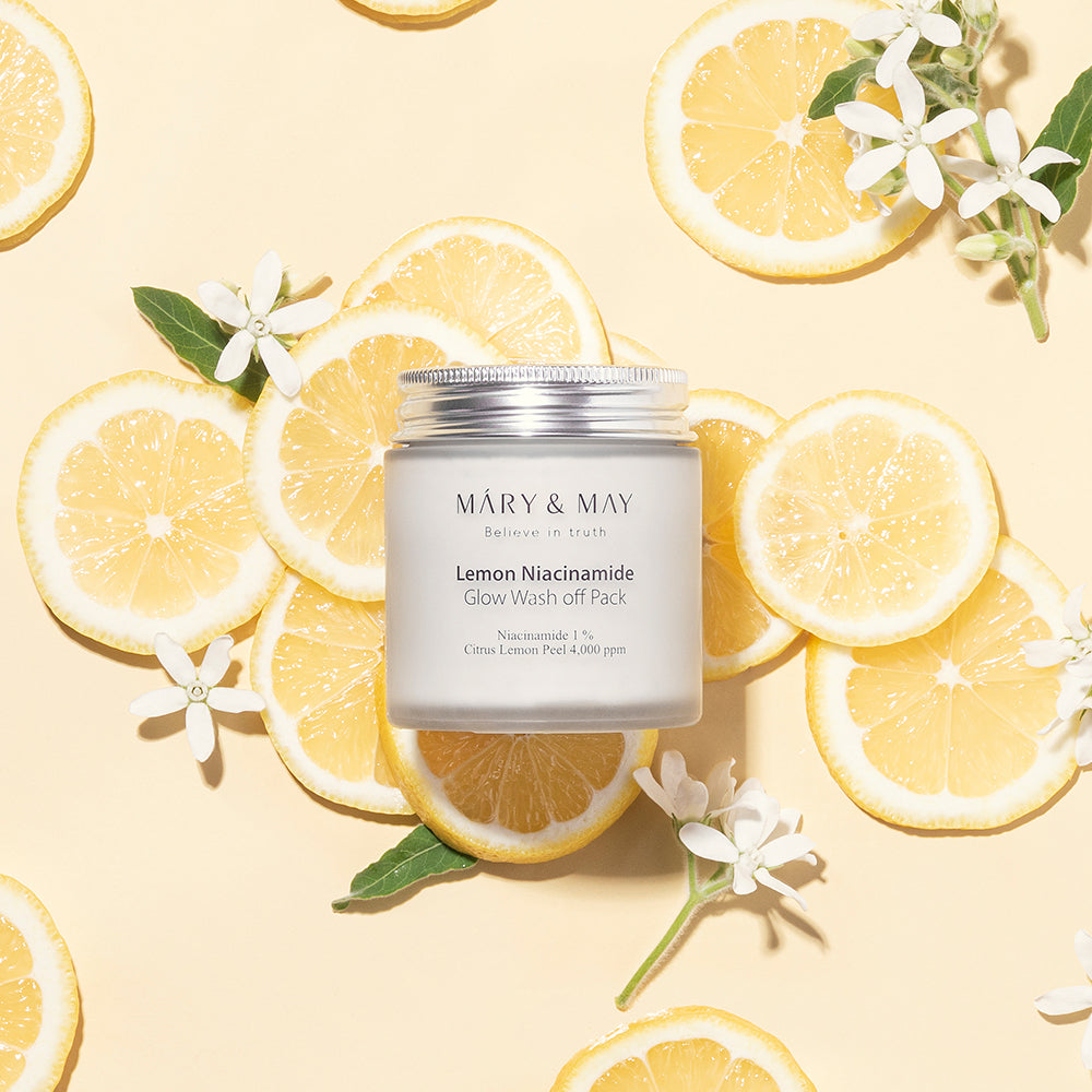 Mary&May Masque exfoliant éclaircissant au citron et à la niacinamide 125 g