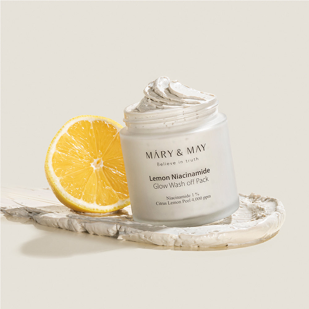 Mary&May Masque exfoliant éclaircissant au citron et à la niacinamide 125 g