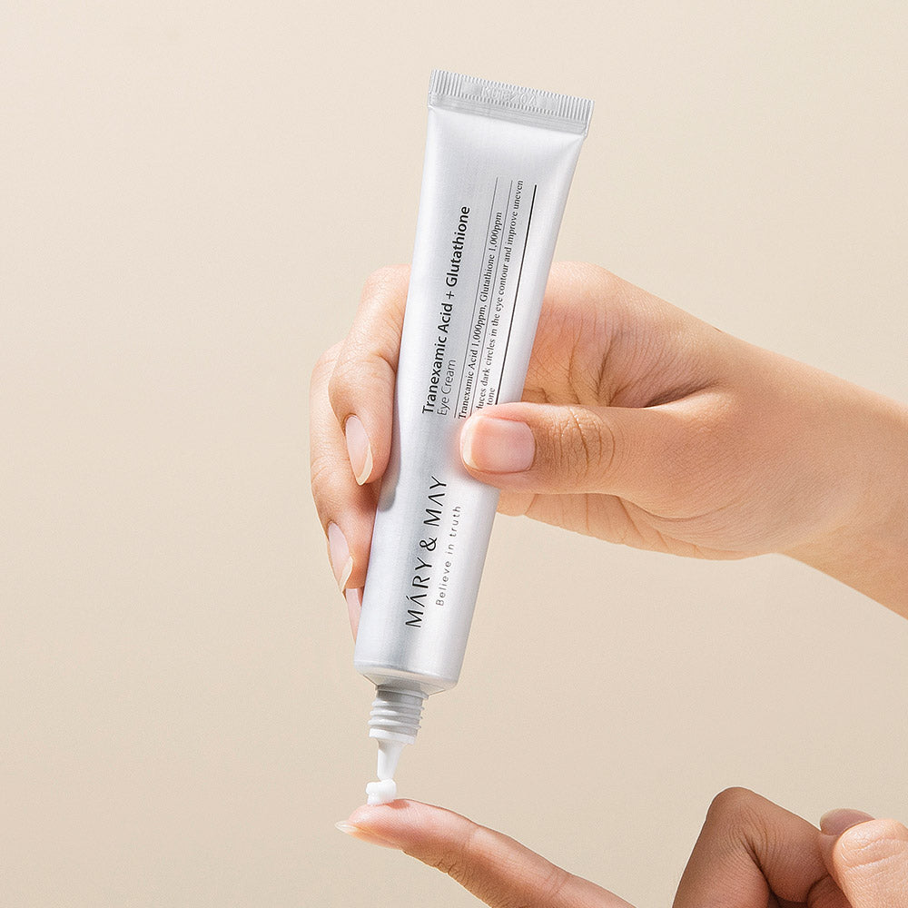 Mary&May Crème Contour des Yeux Acide Tranexamique + Glutathion 30g