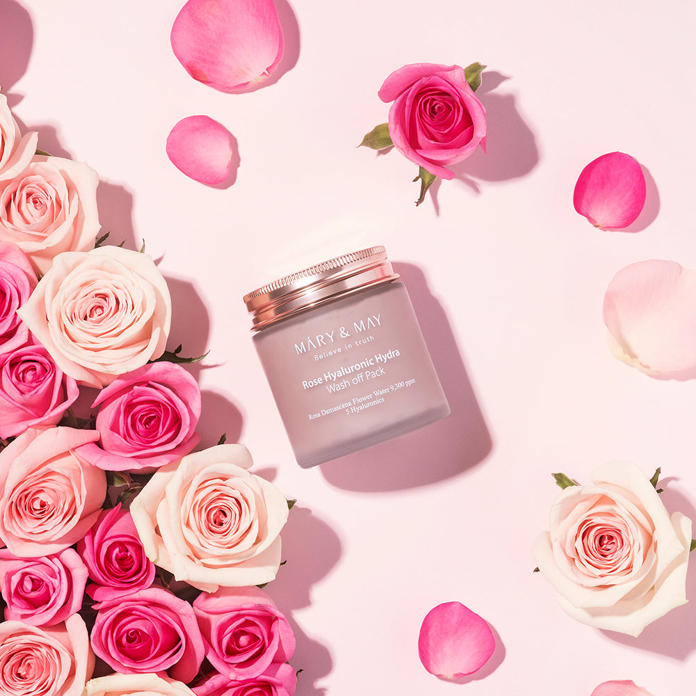 Mary&May Rose Hyaluronic Hydra Masque lavable 125g