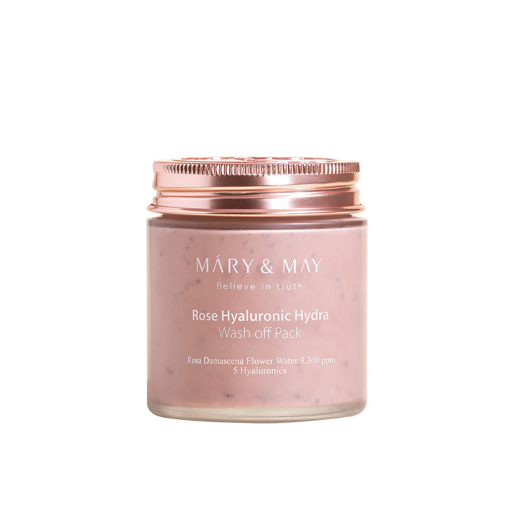 Mary&May Rose Hyaluronic Hydra Masque lavable 125g