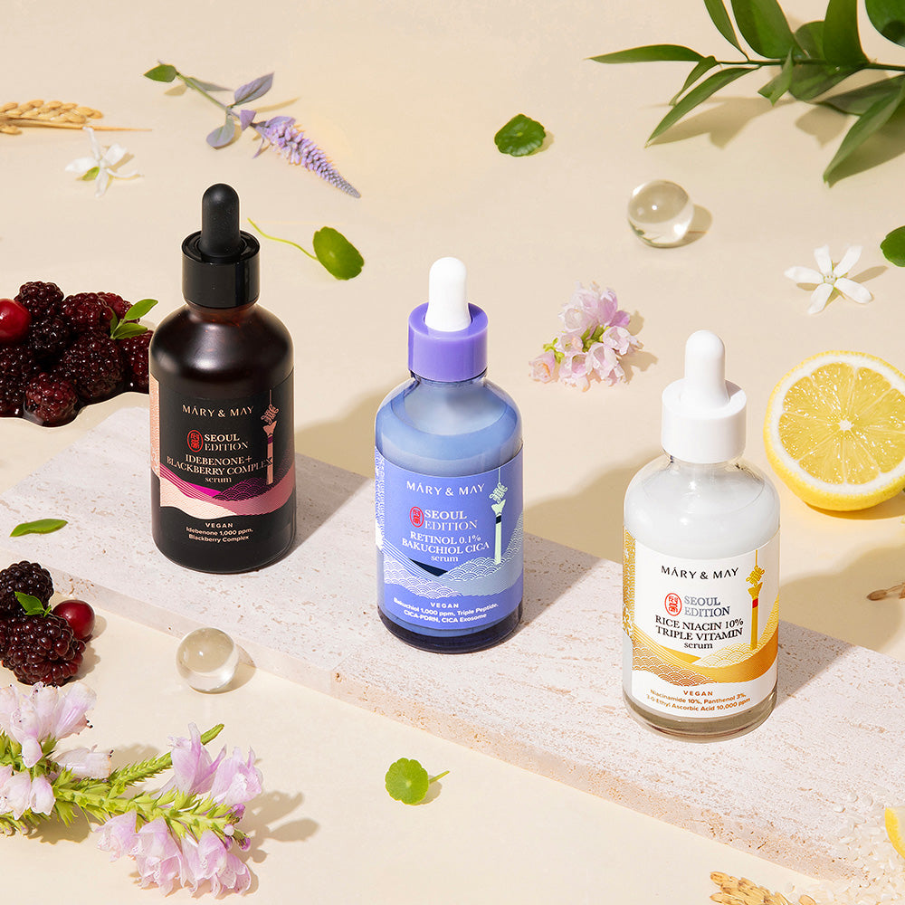 Mary&May [Édition Séoul] Sérum Retinol 0,1% Bakuchiol Cica 80 ml