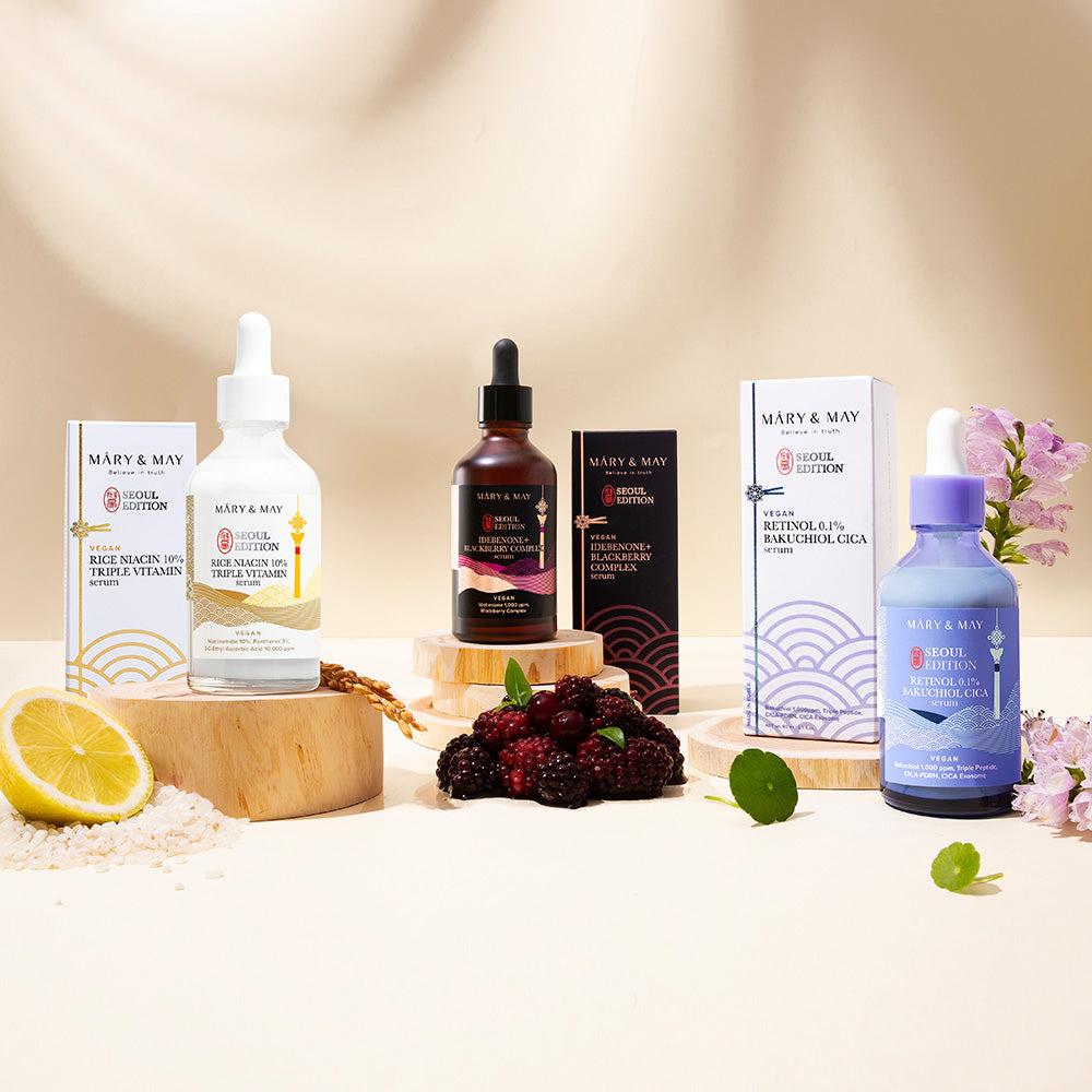 Mary&May [Édition Séoul] Sérum Retinol 0,1% Bakuchiol Cica 80 ml
