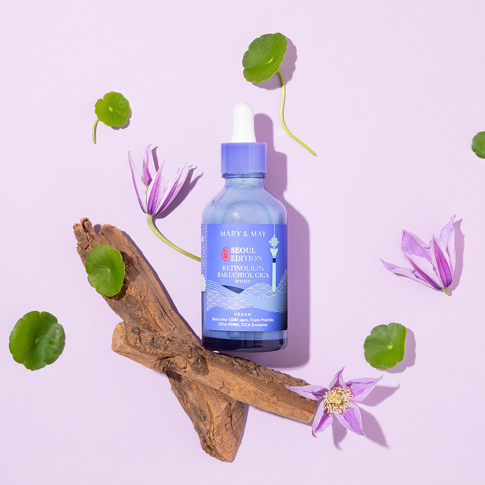 Mary&May [Édition Séoul] Sérum Retinol 0,1% Bakuchiol Cica 80 ml