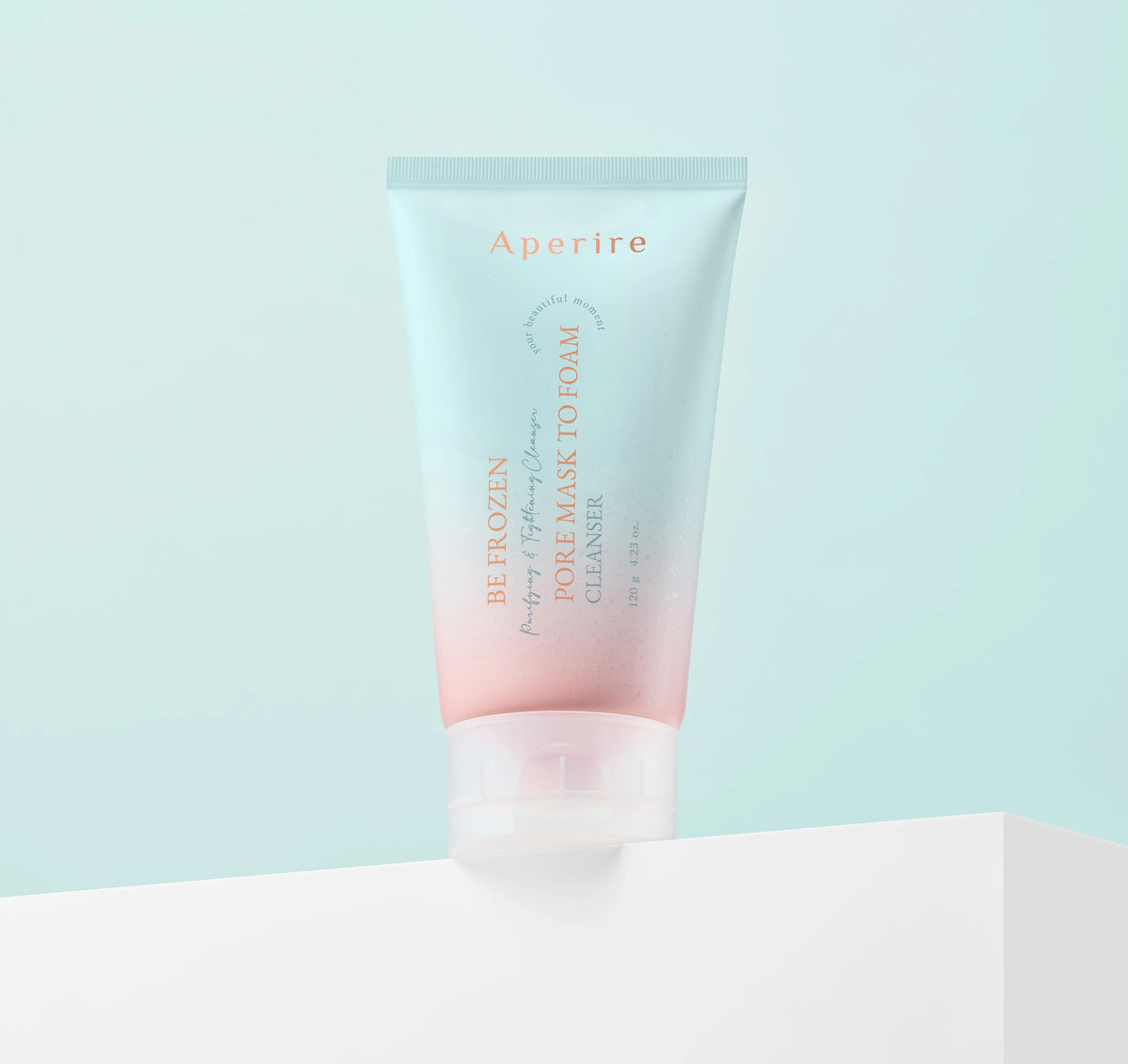 Aperire Be Frozen Pore Mask To Foam Cleanser 120g