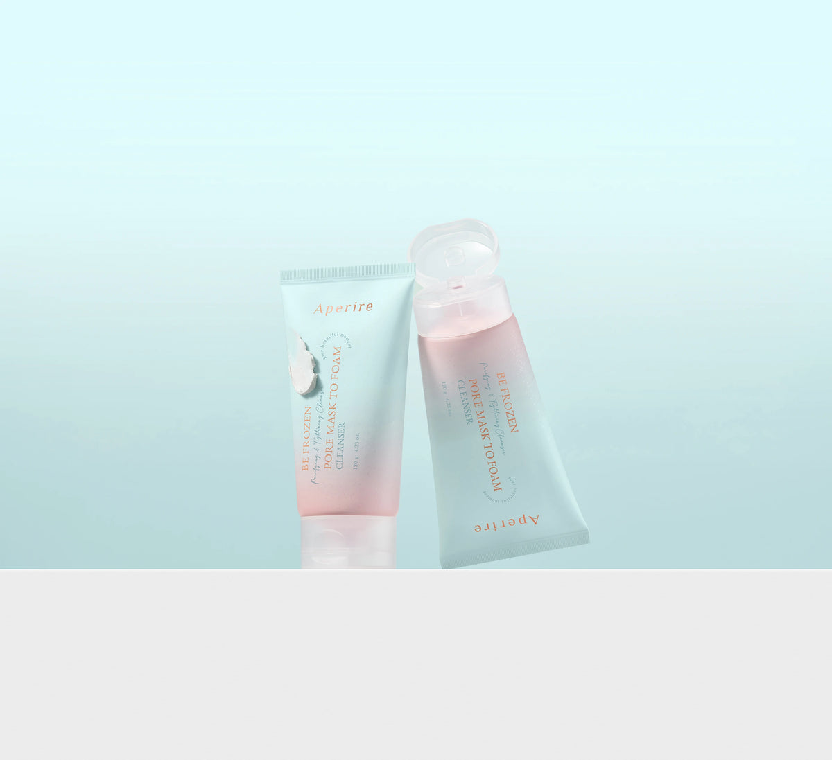 Aperire Be Frozen Pore Mask To Foam Cleanser 120g