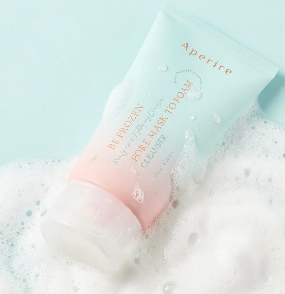 Aperire Be Frozen Pore Mask To Foam Cleanser 120g