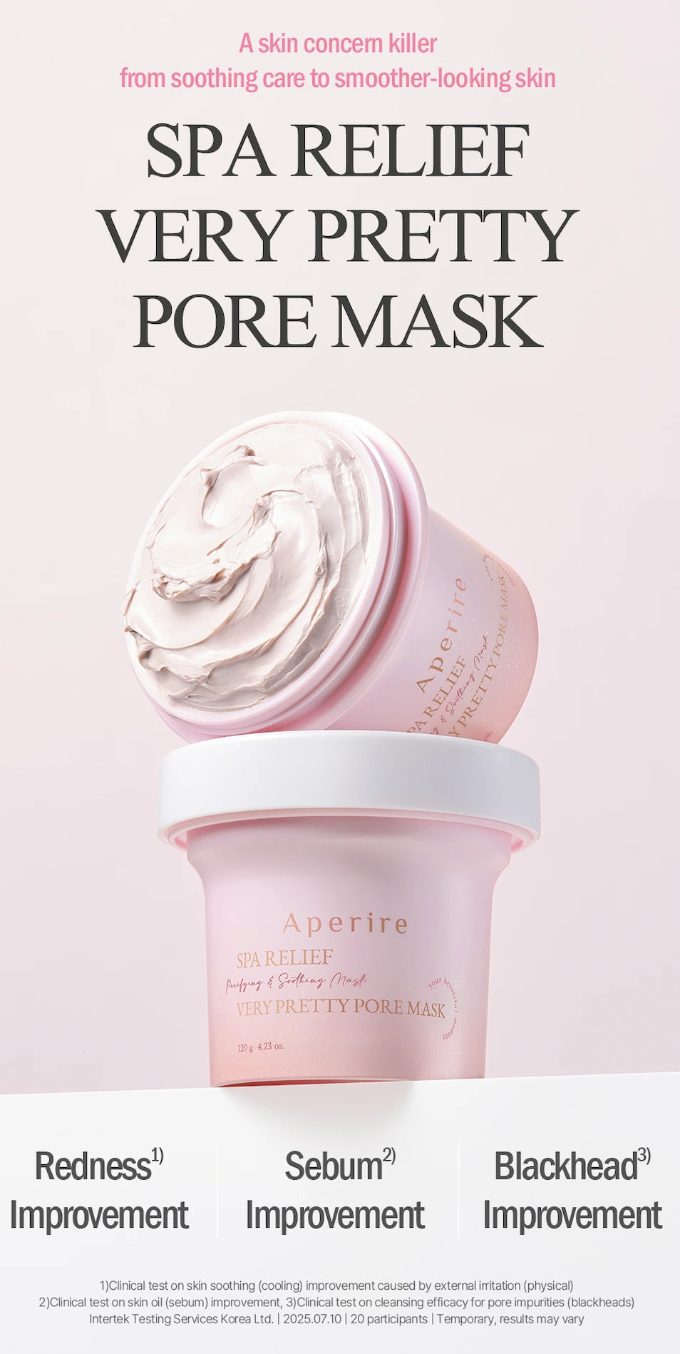 Aperire Spa masque anti-pores très joli 120g