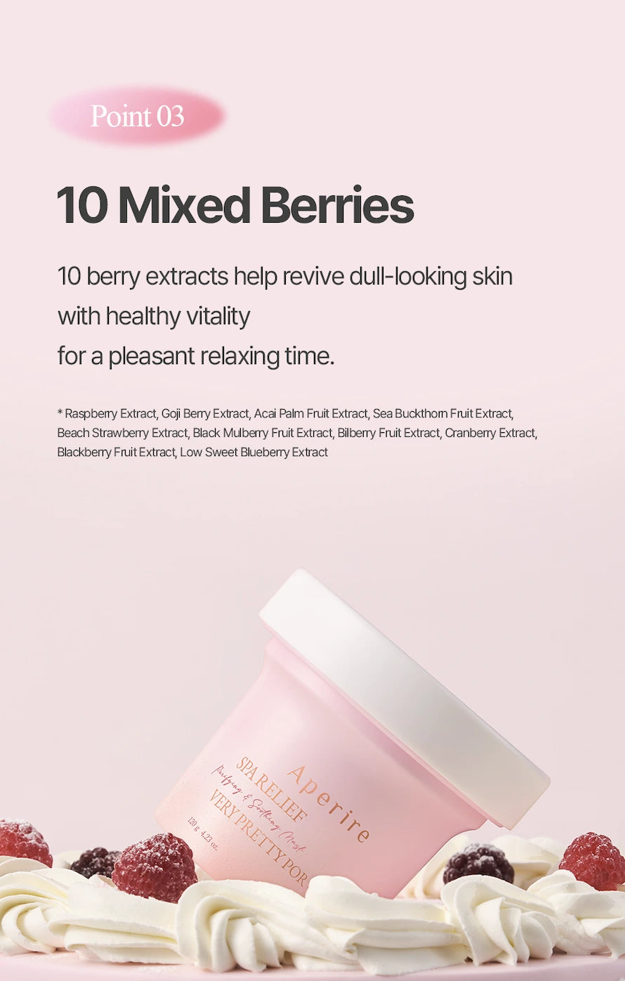 Aperire Spa masque anti-pores très joli 120g