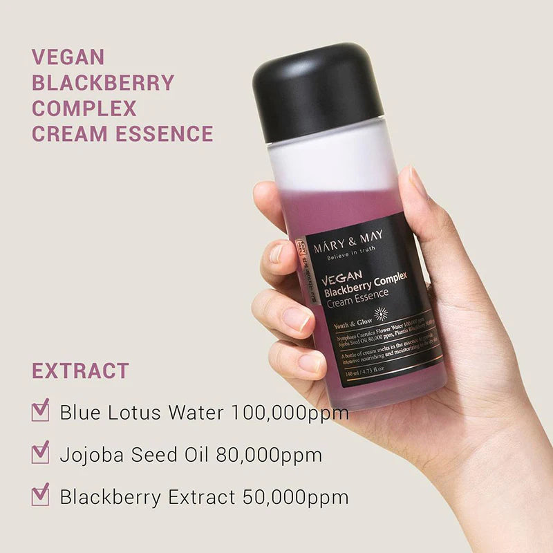Mary&May Crème Essentielle Végétalienne Complexe Mûre 140ml