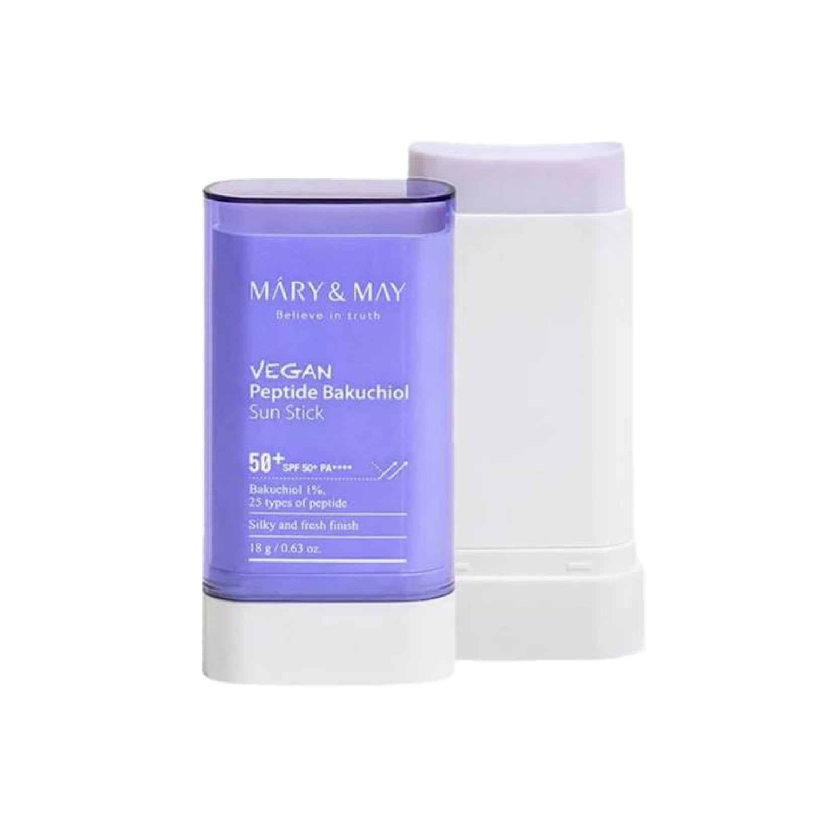 Mary&May Stick Solaire Végan Peptide Bakuchiol SPF50+ PA++++ 18g