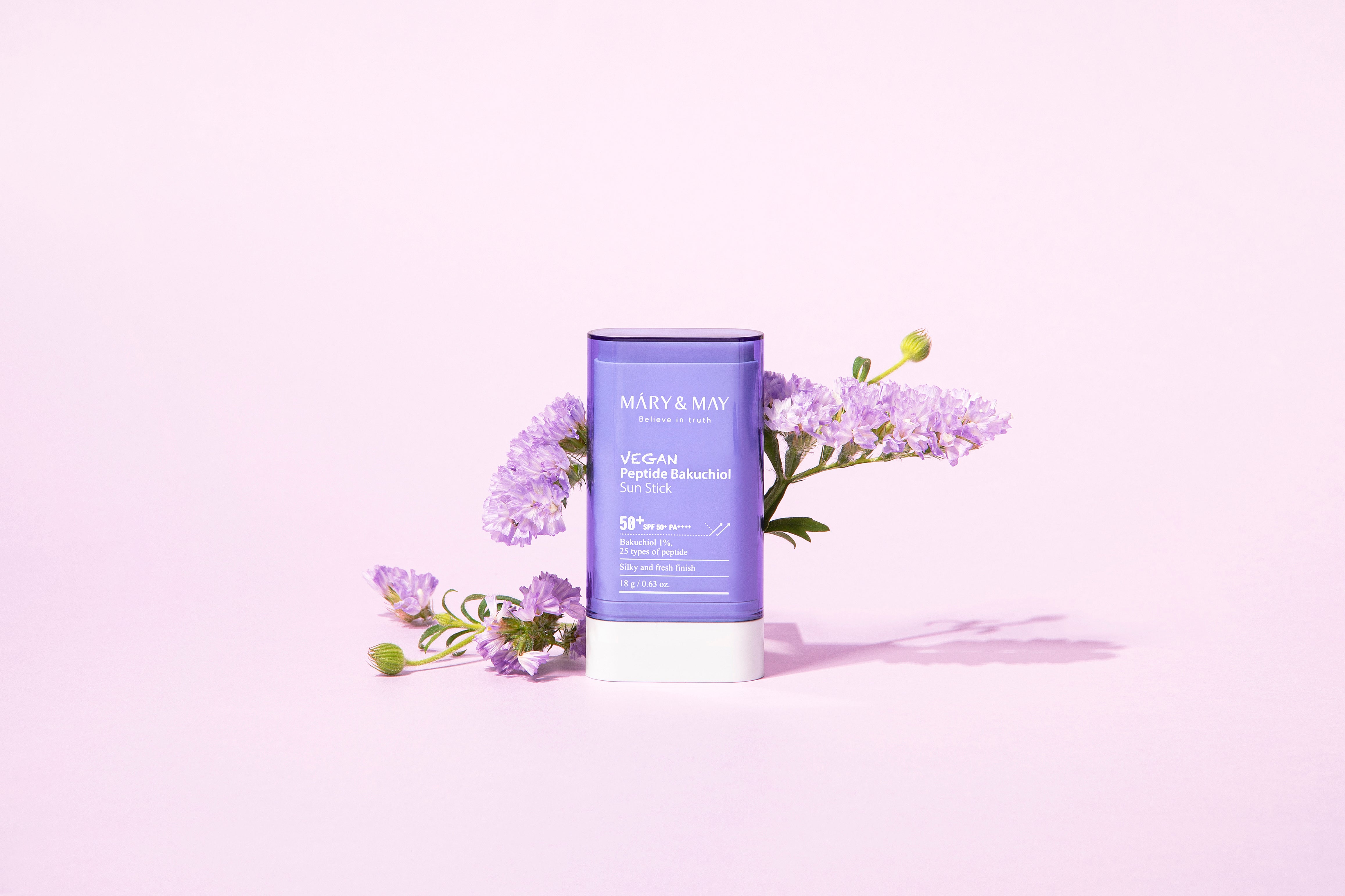 Mary&May Stick Solaire Végan Peptide Bakuchiol SPF50+ PA++++ 18g