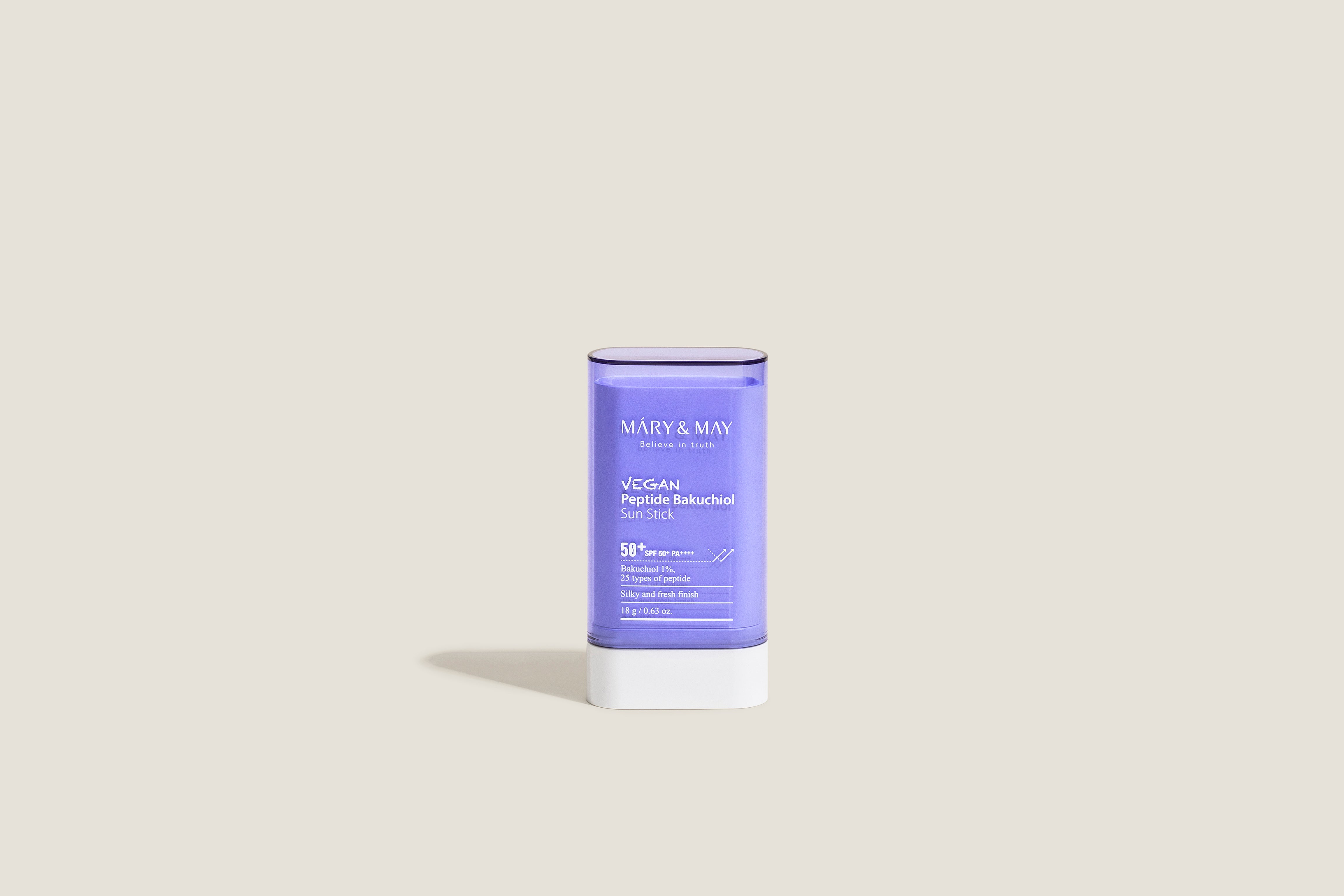 Mary&May Stick Solaire Végan Peptide Bakuchiol SPF50+ PA++++ 18g
