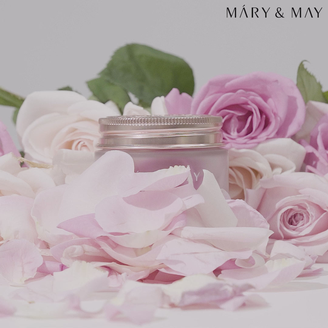 Charger la vidéo : Mary&amp;May Rose Hyaluronic Hydra Masque lavable 125g
